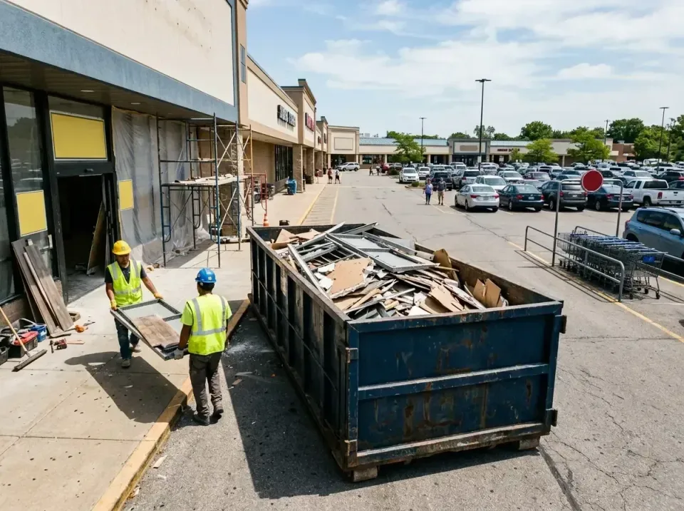 retail-store-renovation-debris-003 — frequently asked questions, Roll-off Dumpster Rentals in Clever, MO